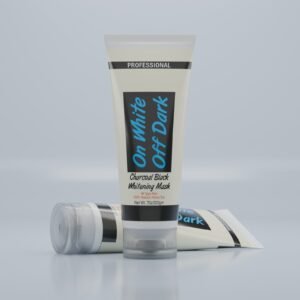 On White Off Dark Charcoal Black Whitening Mask